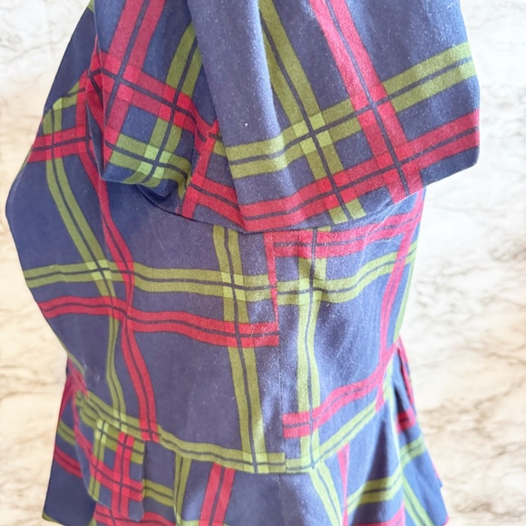 Modcloth X Collectif Plaid-Minded Peplum Skirted Blazer - Picture 9 of 11
